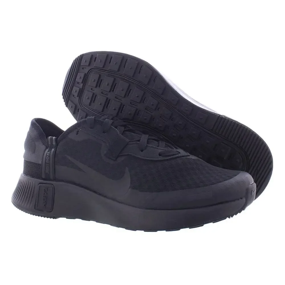 NIKE REPOSTO BOYS SHOES SIZE 7, COLOR: BLACK/BLACK-BLACK
